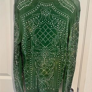 Xtaren Emerald Embellished Top